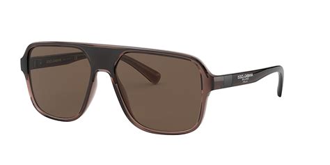 Dolce&Gabbana DG6134 57 Dark Brown & Transparent .